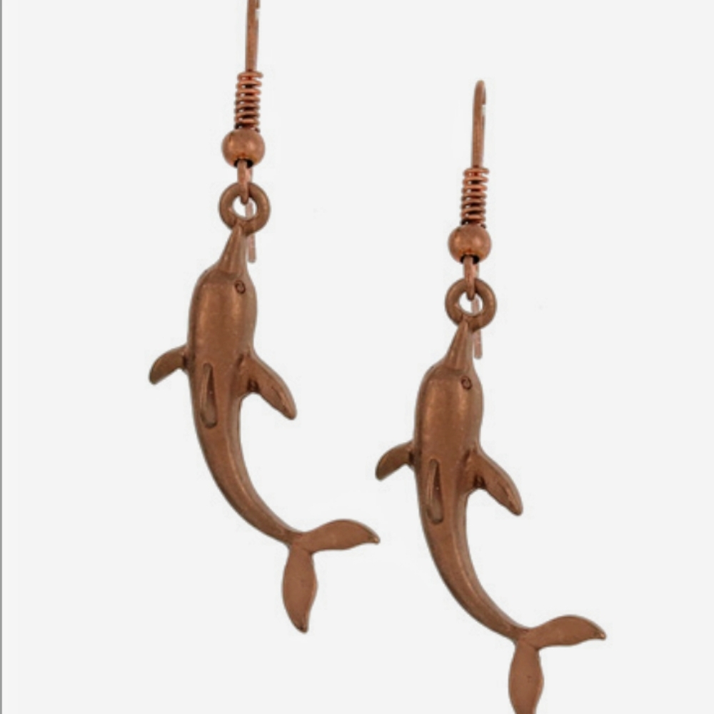 Copper earrings